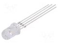 LED; red/green/yellow; 5mm; 30°; Front: convex; No.of term: 4; round OPTOSUPPLY OSTMMC5B31A