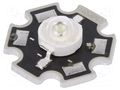 Power LED; green; STAR; 130°; 700mA; 515÷535nm; 168.4÷192lm; 3W ProLight Opto PM2E-3LGS-SD