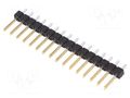 Connector: pin strips; pin header; male; PIN: 16; BERGSTIK II; THT AMPHENOL COMMUNICATIONS SOLUTIONS 68000-216HLF