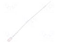 Cable tie; coral,multi use; L: 120mm; natural; polyamide; 100pcs. KSS WIRING TV-120