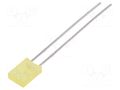 LED; yellow; rectangular; 5x2x7.15mm; 30÷70mcd; 130°; Front: flat LUCKYLIGHT LL-253YD1F-1B