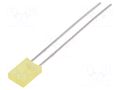 LED; yellow; rectangular; 5x2x7.15mm; 30÷70mcd; 130°; Front: flat LUCKYLIGHT LL-253YD1F-1B