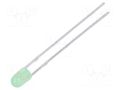 LED; yellow green; 3mm; 90÷160mcd; 80°; Front: convex; 1.6÷2.4VDC LUCKYLIGHT LL-304GD2P-1B