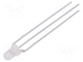 LED; yellow/yellow green; 3mm; 60°; Front: convex; No.of term: 3 LUCKYLIGHT LL-309YGM2E-C-1B