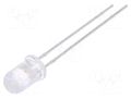 LED; blue; 5mm; 6500÷11000mcd; 15°; Front: convex; 2.6÷3.6VDC LUCKYLIGHT LL-504BC2E-B4-2BC