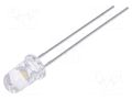 LED; white warm; 5mm; 5000÷8500mcd; 30°; Front: convex; 2.6÷3.6VDC LUCKYLIGHT LL-504WC2V-W6-3PD