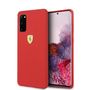 Ferrari Silicone Case for Samsung Galaxy S20 - Red, Ferrari 3700740473320