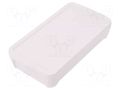 Enclosure: multipurpose; X: 90mm; Y: 165mm; Z: 34mm; BoPad; ABS; IP65 BOPLA BOP700-BE4MN-9016H