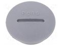 Stopper; PG16; polyamide; dark grey; Thread: PG; 6mm; 10pcs. ALPHA WIRE HPP16-SL080