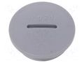 Stopper; PG21; polyamide; dark grey; Thread: PG; 8mm; 10pcs. ALPHA WIRE HPP21-SL080