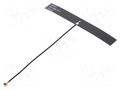 Antenna; ISM,RF,ZigBee; 1.4dBi; linear; for ribbon cable; U.FL MOLEX 1052620001