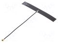 Antenna; ISM,RF,ZigBee; 1.4dBi; linear; for ribbon cable; U.FL MOLEX 1052620001