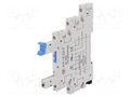Socket; PIN: 5; 6A; 250VAC; for DIN rail mounting; screw terminals HONGFA RELAY 41F-1Z-C2-3