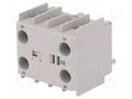 Auxiliary contacts; Leads: screw terminals; front; CI 5 DANFOSS 037H3513