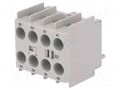 Auxiliary contacts; Leads: screw terminals; front; CI 5 DANFOSS 037H3515