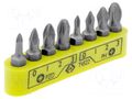 Kit: screwdriver bits; Phillips,Pozidriv®; 30mm; blister; 8pcs. C.K CK-4522