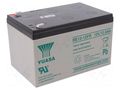Re-battery: acid-lead; 12V; 12Ah; AGM; maintenance-free YUASA ACCU-RE12-12/Y