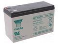Re-battery: acid-lead; 12V; 7Ah; AGM; maintenance-free YUASA ACCU-RE7-12L/Y