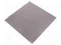 Shielding mat; 240x240x0.3mm; Permeability: 20; self-adhesive KEMET EFG203-240X240T08