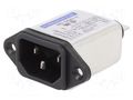 Connector: AC supply; socket; male; Inom: 6A; Ir: 0.35mA; 250VAC ROXBURGH EMC RID0642H