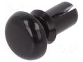 Rivet; polyamide; L.rivet: 4.2mm; black; dismountable,push-in DREMEC DR8G4012.6X3.0B