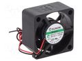Fan: DC; axial; 12VDC; 30x30x15mm; 10.14m3/h; 27dBA; Vapo; 9500rpm SUNON MF30151V1-A99-A