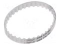 Timing belt; T5; W: 10mm; H: 2.2mm; Lw: 445mm; Tooth height: 1.2mm OPTIBELT T5-445-10-77ZA