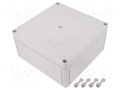 Enclosure: multipurpose; X: 180mm; Y: 182mm; Z: 90mm; PK; light grey RITTAL RITTAL-9517000