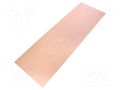 Laminate; CEM3; 1.5mm; L: 165mm; W: 500mm; Coating: copper SOLDER PEAK LAM165X500C31.5