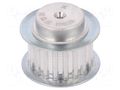 Belt pulley; T5; W: 16mm; whell width: 27mm; Ø: 29.4mm; aluminium OPTIBELT 27-T5-19-200ZA