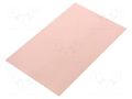 Laminate; CEM3; 1.5mm; L: 100mm; W: 160mm; Coating: copper SOLDER PEAK LAM100X160C31.5