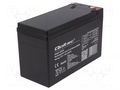 Re-battery: acid-lead; 12V; 7Ah; AGM; maintenance-free QOLTEC ACCU-HP7-12/Q