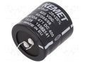 Capacitor: electrolytic; SNAP-IN; 470uF; 400VDC; Ø35x35mm; ±20% KEMET ALA7DA471DC400
