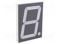 Display: LED; 7-segment; 101.6mm; 4"; No.char: 1; red; 30÷60mcd FORYARD FYS-40011BUHR-21