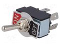 Switch: toggle; Pos: 2; DPST; ON-OFF; 20A/12VDC; R13-28; 0÷55°C; 50mΩ SCI R13-28F-01