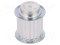 Belt pulley; AT5; W: 25mm; whell width: 36mm; Ø: 27.4mm; aluminium OPTIBELT 36-AT5-18-200ZA