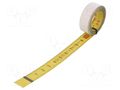 Measuring tape; L: 2m; Width: 13mm; steel; self-adhesive; measure MEDID MED.218-2