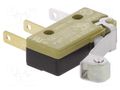 Microswitch SNAP ACTION; with lever (with roller); SPDT; Pos: 2 SAIA-BURGESS XCG5-S1Z1