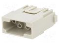Connector: HDC; module; male; MIXO; PIN: 6; 16A; 500V; crimped ILME CX06CM