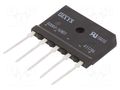 Bridge rectifier: three-phase; Urmax: 1.6kV; If: 40A; Ifsm: 370A IXYS GUO40-16NO1