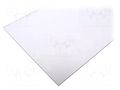Sheet; Dim: 500x1000mm; Thk: 2mm; colourless; 0.5m2 ANTALIS ANT424402.05001000