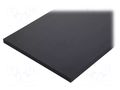 Sheet; Dim: 300x500mm; Thk: 8mm; black; 0.15m2 MITSUBISHI CHEMICAL ADV. MATERIALS 17001194B008030005