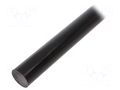 Rod; Ø: 20mm; L: 500mm; black; extruded; Length tolerance: 0; +1mm MITSUBISHI CHEMICAL ADV. MATERIALS 21001292B020050000