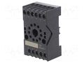 Socket; PIN: 11; 10A; 250VAC; on panel,for DIN rail mounting HONGFA RELAY 10FF-3Z-C3