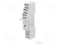 Socket; PIN: 8; 10A; 250VAC; for DIN rail mounting; spring clamps HONGFA RELAY 14FF-2Z-C4
