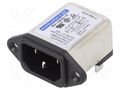 Connector: AC supply; socket; male; Inom: 6A; Ir: 0.35mA; 250VAC ROXBURGH EMC RIX0642H