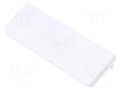 Cap for LED profiles; white; 2pcs; ABS; WIDE24 TOPMET TOP-84040001
