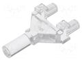 Fiber for LED; Ø: 3mm; L: 15mm; round; Front: flat MENTOR 1275.1001