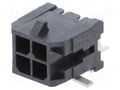 Connector: wire-board; socket; male; PIN: 4; Micro-Fit 3.0; SMT; 3mm MOLEX MX-43045-0409