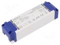 Power supply: switching; LED; 36W; 12VDC; 3A; 220÷240VAC; IP20; 85% ESPE LND3612CV